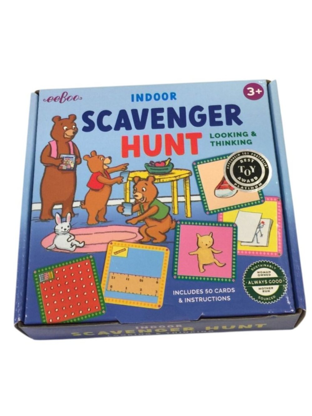 eeboo Indoor Scavenger Hunt Looking & Thinking Game 3+